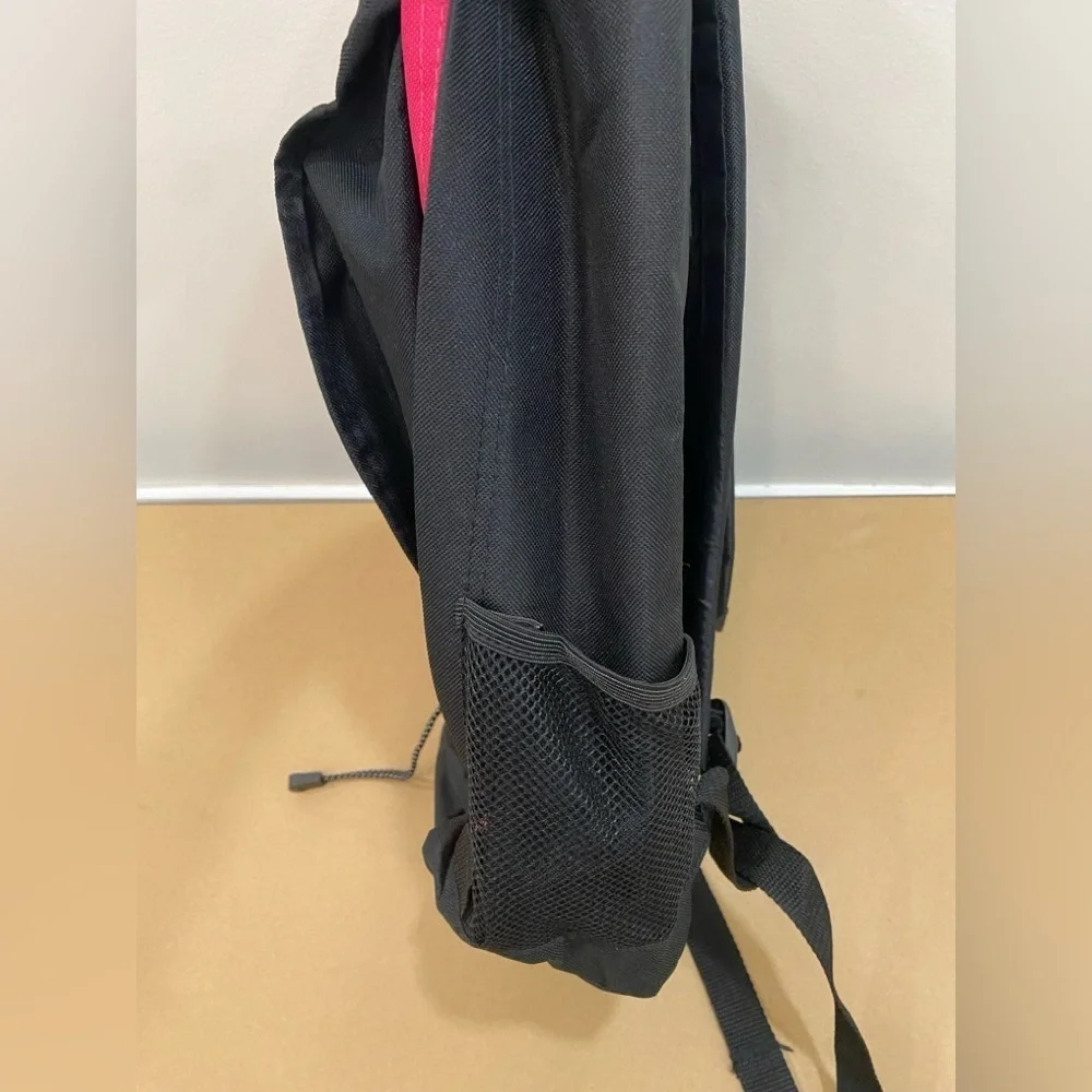 Everest Black and Pink Backpack